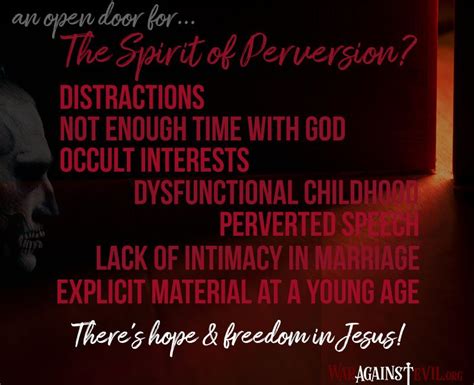 The Spirit Of Perversion .